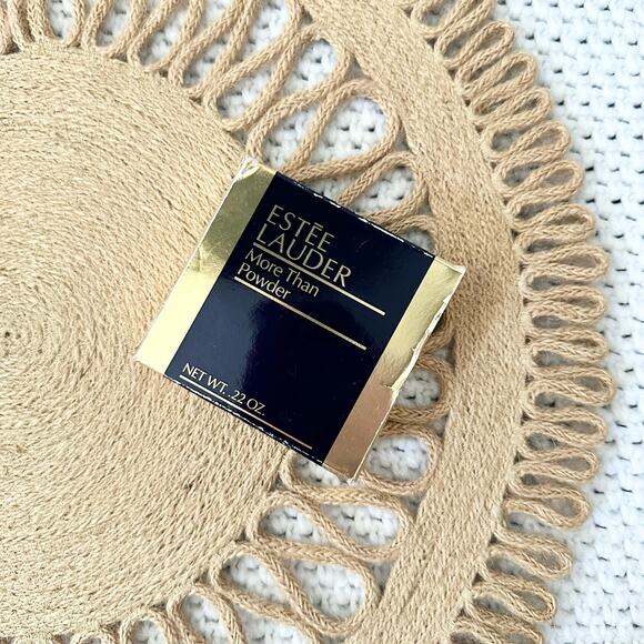 Estee Lauder NOS More Than Powder Blue Gold Compact Honey Toast 10 Discontinued - Picture 1 of 5